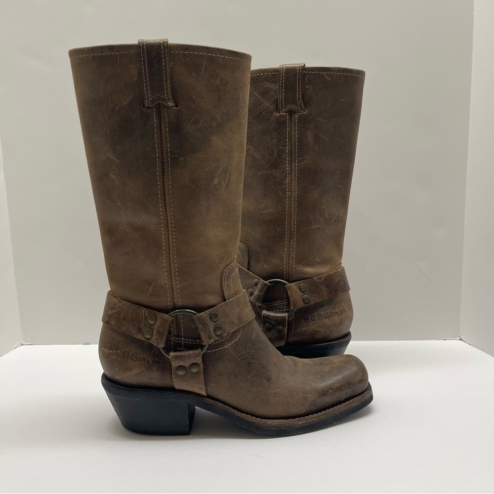 BCBGirls Brown Combat & Moto Boots